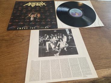 Anthrax Among The Living 1987 Island Records – 208210 Deutsche Pressung NM/VG+